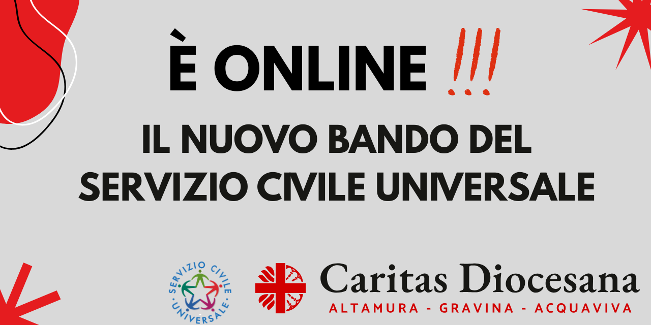 BANDO SERVIZIO CIVILE 2026